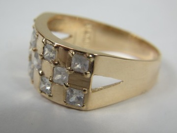 Złoty pierścionek 5,70g R.16 585 Lombard 66