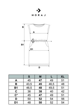 Letnia Sukienka Damska przed kolano MORAJ M