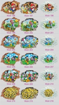 3D наклейки на стену ДИНОЗАВР 160x110см MAXWYBÓR