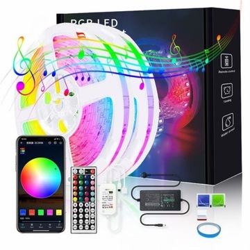 Светодиодная лента 5M RGB 5050 СВЕТОДИОДЫ БЕСПЛАТНОЕ УДАЛЕННОЕ ПРИМЕНЕНИЕ