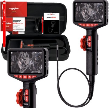 ПОВОРОТНАЯ ИНСПЕКЦИОННАЯ КАМЕРА НА 210° IP67 ЖК-дисплей AUTOXSCAN X305PRO ЭНДОСКОП 1080 HD