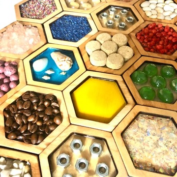 Сенсорные шестиугольные панели Монтессори mini senso