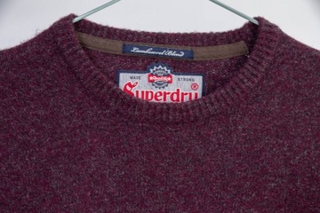 Superdry sweter Męski wełniany S Lambswool