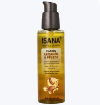 Olejek do Włosów Isana Arganowy Bez Spłukiwania 100 ml