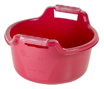 Miska z uchwytami Mary 13,5 l malinowy JOTTA