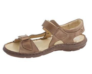 КОЖАНЫЕ САНДАЛИИ POLBUT 277 КОРИЧНЕВЫЕ 45