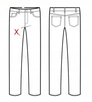 48 Bonprix SPODNIE CIĄŻOWE nab