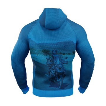 ТЕРМОАКТИВНАЯ ТОЛСТОВКА С КАПОТОМ BMW GS Make Life a Ride МОТОЦИКЛНЫЙ ГАДЖЕТ