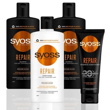 Syoss Repair Szampon Odżywka do Włosów Regeneracja