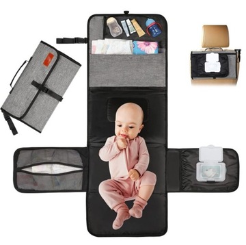 КОВрик-пеленал портативный переносной на прогулку для смены подгузника