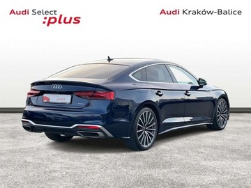 Audi A5 F5 Coupe Facelifting 2.0 45 TFSI 265KM 2022 Audi A5 Sportback S-Line Bang Olufsen Virtual Cockpit CarPlay Android Aut, zdjęcie 4