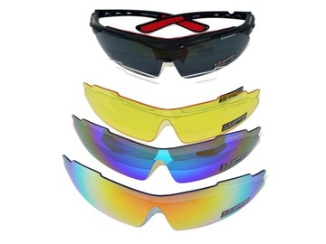 korekcja OKULARY sportowe LOZANO polaryzacja ETUI