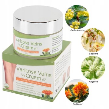 Крем от варикозного расширения вен, увлажняющий кровеносные сосуды 50г