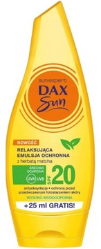 DAX EMULSJA RELAKSUJĄCA SPF 20 Z HERBATĄ MATCHA