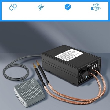 Аппарат точечной сварки с педалью 8000 Вт на аккумуляторе 18650