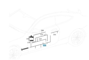 INSTALACE DVEŘE SVAZEK KONEKTOR MERCEDES W205 W213