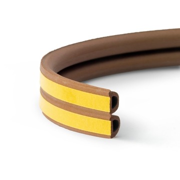 Uszczelka Samoprzylepna do Okien Drzwi 12x10 mm D