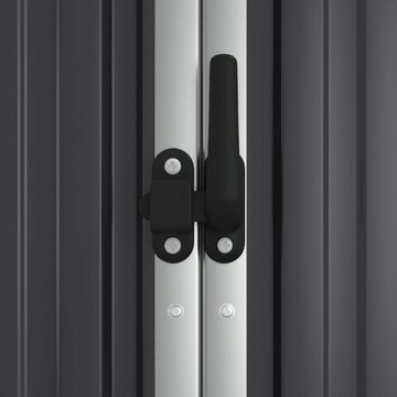 vidaXL Садовый навес антрацит 225x89x161 см оцинкованная сталь 3162