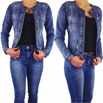 Женская ДЖИНСОВАЯ КУРТКА CHANELKA Katana больших размеров