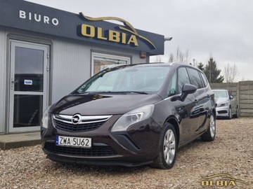 Opel Zafira C Tourer 1.4 Turbo ECOTEC 120KM 2012 Opel Zafira 1.4T 120KM 7-OS Navi Super Stan Zarejestrowana 1.4 Benzyna