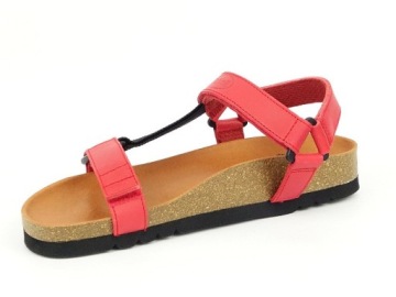 SCHOLL HEAVEN CULTURAL RED PROFILED SANDALS размер 38