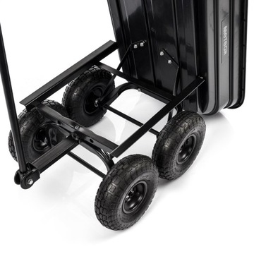 ТРАНСПОРТНЫЙ ГРУЗОВИК, САМОСВАЛ, тачка МЕТЕОР, вместительная, поворотная ось, большие колеса