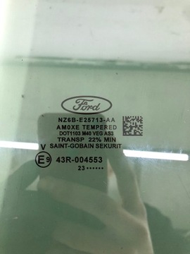 FORD MAVERICK LEVÝ SKLO (OKNO) ZADNÍ DVEŘE NZ6B-E25713-AA 2021-