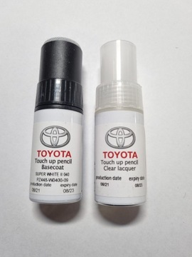 OE TOYOTA LAKIER ZAPRAWKA SUPER WHITE 040