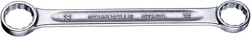 Klucz oczkowy dwustronny 18x21mm prosty, STABIL ST
