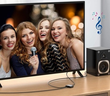 АДАПТЕР-ПРЕОБРАЗОВАТЕЛЬ VGA D-SUB В HDMI + VGA + АУДИО