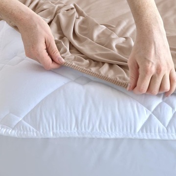 ПРОСТЫНЯ ХЛОПКОВАЯ 160Х200 + 25СМ РАЗНЫХ ЦВЕТОВ ХЛОПКОВЫЙ ДЖЕРСИ