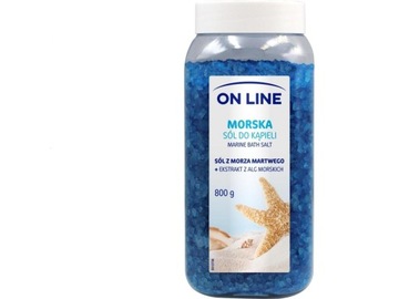 ON LINE Sól do kąpieli - Morska 800g