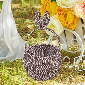 Пасхальная корзина для конфет для хранения подарков. Пасхальное украшение в милом стиле B.