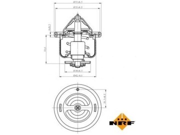 TERMOSTAT TOYOTA AYGO I 1.0 II