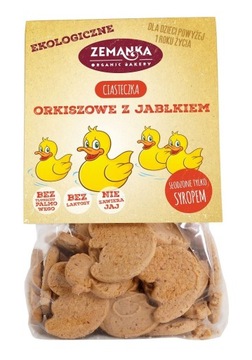 ZEMANKA CIASTKA ORKISZOWE Z JABŁKIEM KACZUSZKI BIO