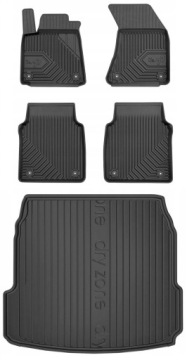 Set 77 Gumové koberce a rohože Audi A8 D4 Long 2013 2017