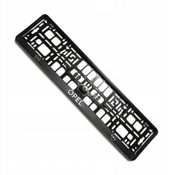 RAMKA POD TABLICĘ REJESTRACYJNĄ 3D OPEL 2 SZT