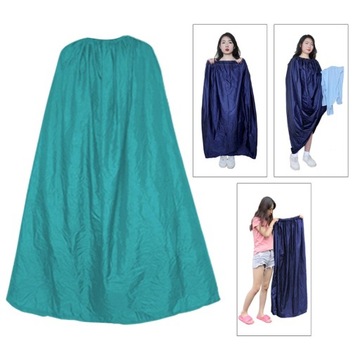 h-Beach cloak Outdoor Portable Changing Lake Green