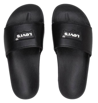 Klapki basenowe Levi's JUNE BATWING PATCH SPORTOWE MIĘKKIE NA CO DZIEŃ