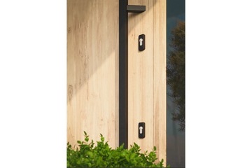 Uchwyt Pochwyt Antaba Furtki Bramy Pojedyńczy 1200mm Stal Nierdzewna Czarny