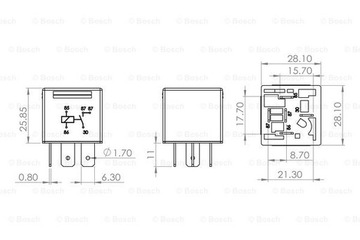 RELÉ BOSCH 0986AH0251