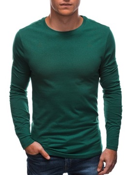 Longsleeve męski bez nadruku 148L ciemnoziel. M