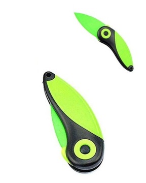 MAŁY NÓŻ NOŻYK SCYZORYK SKŁADANY ZIELONA PAPUGA