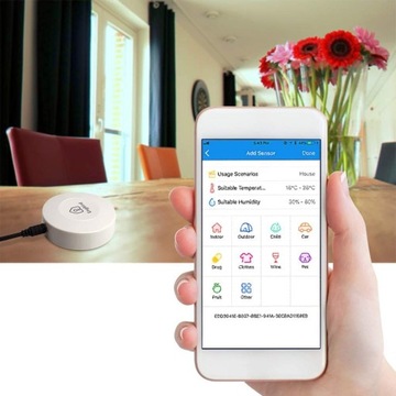 ТЕРМОМЕТР, ГИГРОМЕТР, МОБИЛЬНЫЙ С ДАТЧИКОМ - Bluetooth Smart Sensor