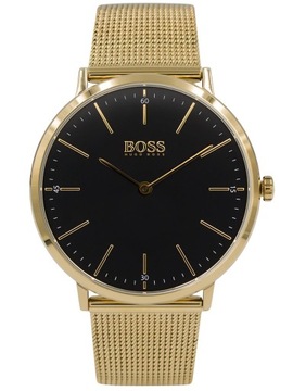 MĘSKI ZEGAREK HUGO BOSS 1513735 HORIZON MESH GOLD