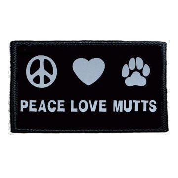 Naszywka PEACE LOVE MUTTS