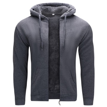 R2305 roz. 6XL OCIEPLANA BLUZA Z KAPTUREM FUTRO