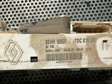 PANEL VENTILACE KLIMATIZACE RENAULT MASTER II 92537