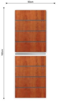 ПАНЕЛЬ для перегородки Spacewall Best-Line 50x160см 7 PEAR MILLERS