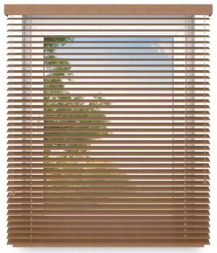 Żaluzja Drewniana 50mm 90x210cm - Różne Kolory